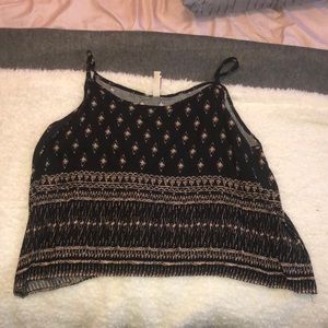 Black and Tan tank top